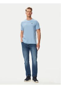 Beverly Hills Polo Club T-Shirt P-SS26M-TS41740 Niebieski Regular Fit. Typ kołnierza: polo. Kolor: niebieski. Materiał: bawełna #5