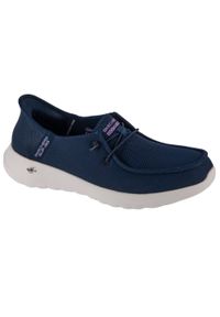 skechers - Buty sportowe Sneakersy damskie, Slip-Ins Go Walk Joy - Idalis. Kolor: niebieski. Sport: turystyka piesza #1