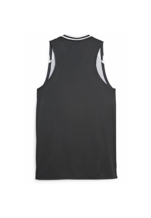 Puma - Męska koszulka do koszykówki Hoops Team PUMA Black. Kolor: czarny