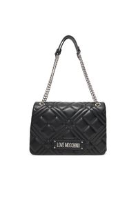 Love Moschino - LOVE MOSCHINO Torebka JC4153PP0MLA000B Czarny. Kolor: czarny. Materiał: skórzane