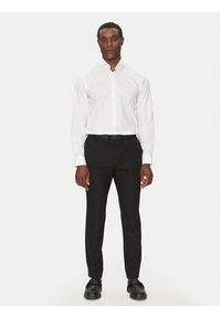 Hugo - HUGO Koszula Kason 50482056 Biały Slim Fit. Kolor: biały. Materiał: bawełna #2