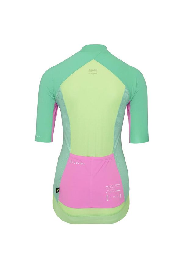Silvini - Koszulka rowerowa (z krótkim rękawem) damska SILVINI Women Jersey STELVIA. Kolor: niebieski. Materiał: jersey. Długość rękawa: krótki rękaw. Długość: krótkie
