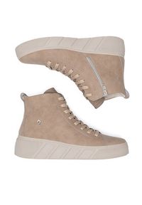Rieker Revolution Lifestyle Botki W0561-20 Beżowy. Kolor: beżowy. Materiał: skóra