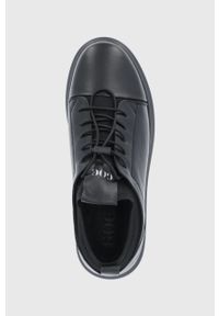 GOE Buty kolor czarny. Nosek buta: okrągły. Zapięcie: sznurówki. Kolor: czarny. Materiał: guma #3