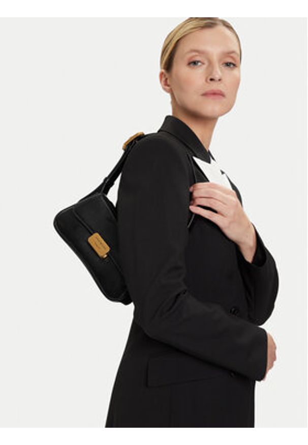 Emporio Armani Torebka Y3E244 YWE2D 80001 Czarny. Kolor: czarny. Materiał: skórzane