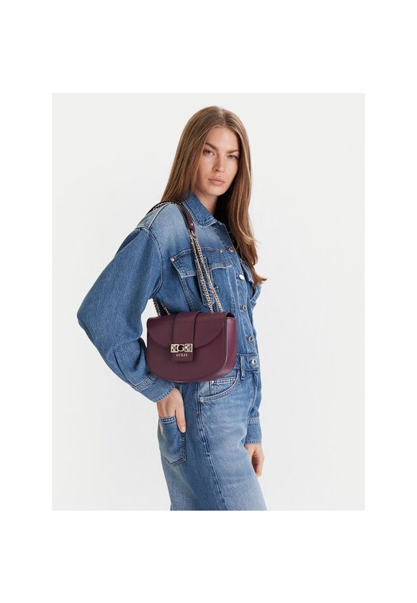 Torebka Guess. Kolor: fioletowy