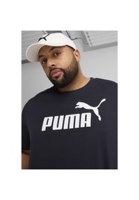 Puma - Męska koszulka Essentials z logo No. 1 PUMA New Navy Blue. Kolor: niebieski. Materiał: guma. Wzór: nadruk