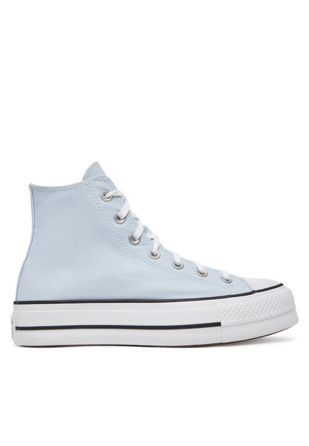 Converse Trampki Chuck Taylor All Star Lift Platform A10644C Błękitny. Kolor: niebieski. Materiał: materiał. Obcas: na platformie
