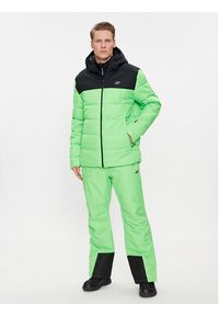 4f - 4F Spodnie narciarskie 4FAW23TFTRM361 Zielony Regular Fit. Kolor: zielony. Materiał: syntetyk. Sport: narciarstwo