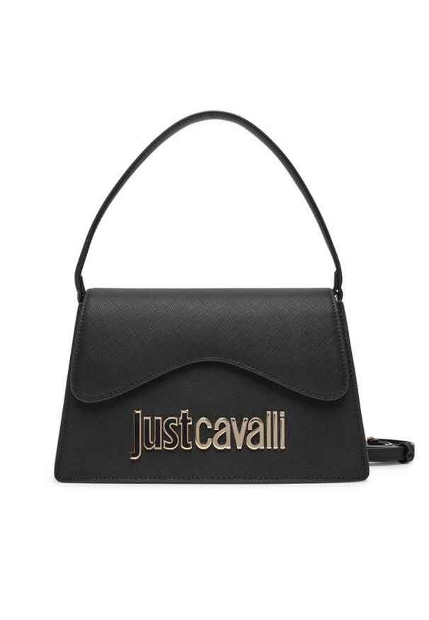 Just Cavalli Torebka 78RA4BB4 ZS766 Czarny. Kolor: czarny. Materiał: skórzane