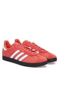 Adidas - adidas Sneakersy Gazelle JR6295 Czerwony. Kolor: czerwony. Materiał: zamsz, skóra. Model: Adidas Gazelle