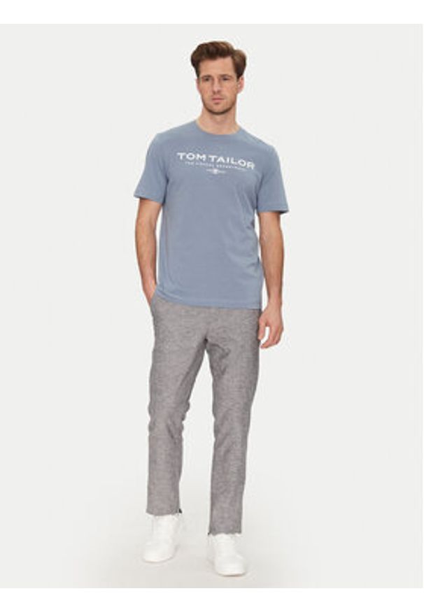 Tom Tailor T-Shirt 1045773 Niebieski Regular Fit. Kolor: niebieski. Materiał: bawełna