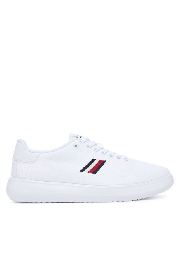 TOMMY HILFIGER - Sneakersy Tommy Hilfiger. Kolor: biały