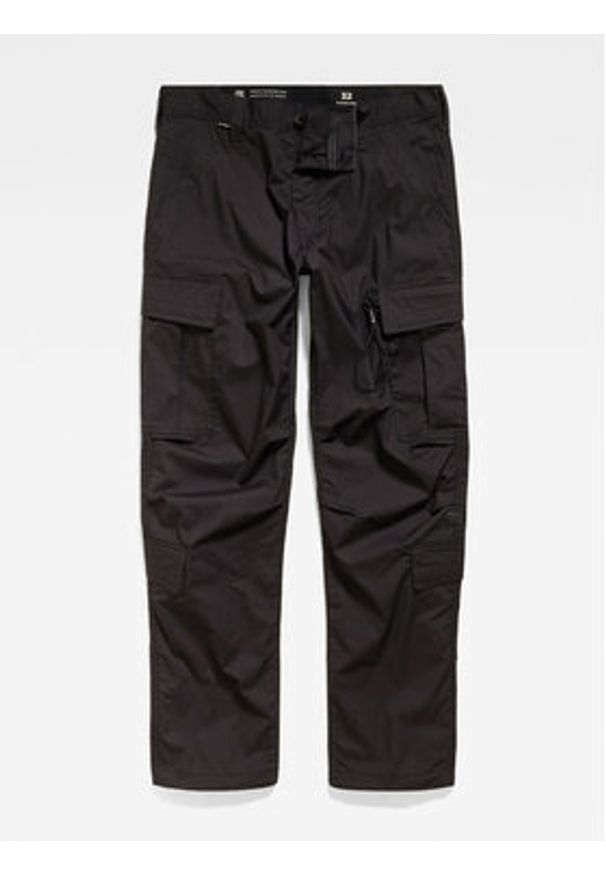 G-Star RAW - G-Star Raw Spodnie materiałowe P-3 D23677-D308 Czarny Regular Fit. Kolor: czarny. Materiał: bawełna, syntetyk