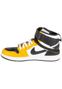 Buty sportowe Sneakersy męskie, Air Jordan 1 Hi Flyease. Kolor: biały. Materiał: guma, skóra, syntetyk, materiał, tkanina. Sport: turystyka piesza