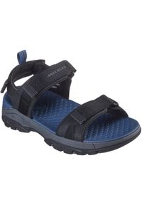 skechers - Sandały Skechers Tresmen - Ryer, Mężczyźni. Kolor: czarny. Materiał: materiał, syntetyk