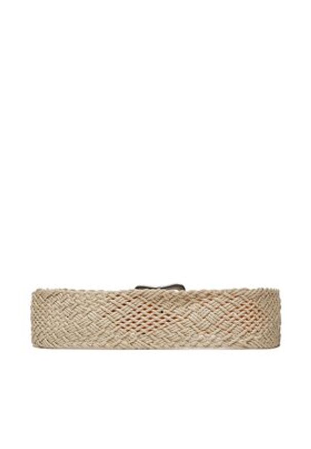 Weekend Max Mara Pasek Damski Massimo 2415501045 Beżowy. Kolor: beżowy. Materiał: materiał