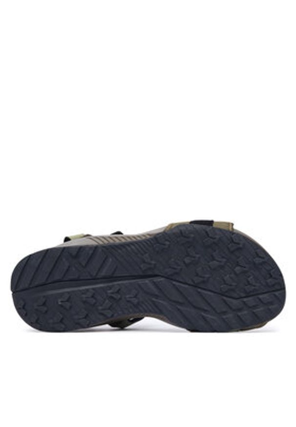 Adidas - adidas Sandały Terrex Hydroterra JR8411 Khaki. Kolor: brązowy. Materiał: materiał