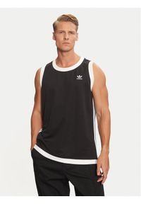 Adidas - adidas Tank top adicolor IZ1830 Czarny Oversize. Kolor: czarny. Materiał: syntetyk