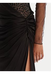 Elisabetta Franchi Sukienka wieczorowa AB-R22-57E2-V890 Czarny Slim Fit. Kolor: czarny. Materiał: wiskoza. Styl: wizytowy #5