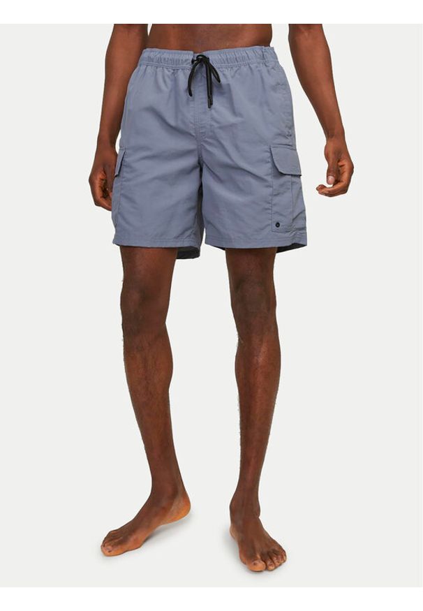 Jack & Jones Szorty kąpielowe Jpstfiji 12257214 Niebieski Regular Fit. Kolor: niebieski. Materiał: syntetyk