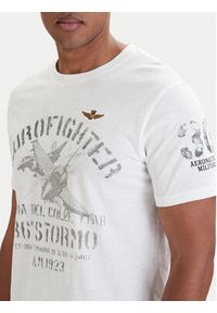 Aeronautica Militare T-Shirt 261TS2525UJ00686 Biały Regular Fit. Kolor: biały. Materiał: bawełna #3
