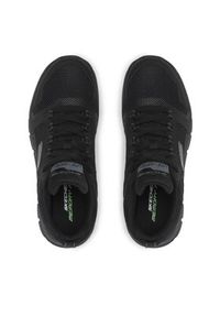 skechers - Skechers Sneakersy Knockhill 232001/BBK Czarny. Kolor: czarny. Materiał: materiał #3