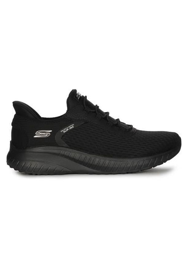 skechers - Buty do chodzenia damskie Skechers 117504BBK. Zapięcie: sznurówki. Kolor: czarny. Materiał: materiał, syntetyk, tkanina. Szerokość cholewki: normalna. Sport: turystyka piesza