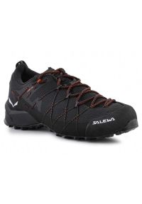 Buty Salewa Wildfire 2 M 61404-0971 czarne. Zapięcie: sznurówki. Kolor: czarny. Materiał: syntetyk, guma, materiał. Szerokość cholewki: normalna. Sport: wspinaczka, turystyka piesza