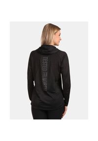 Bluza damska z kapturem Kilpi Aileen. Typ kołnierza: kaptur. Kolor: czarny. Sport: bieganie #1