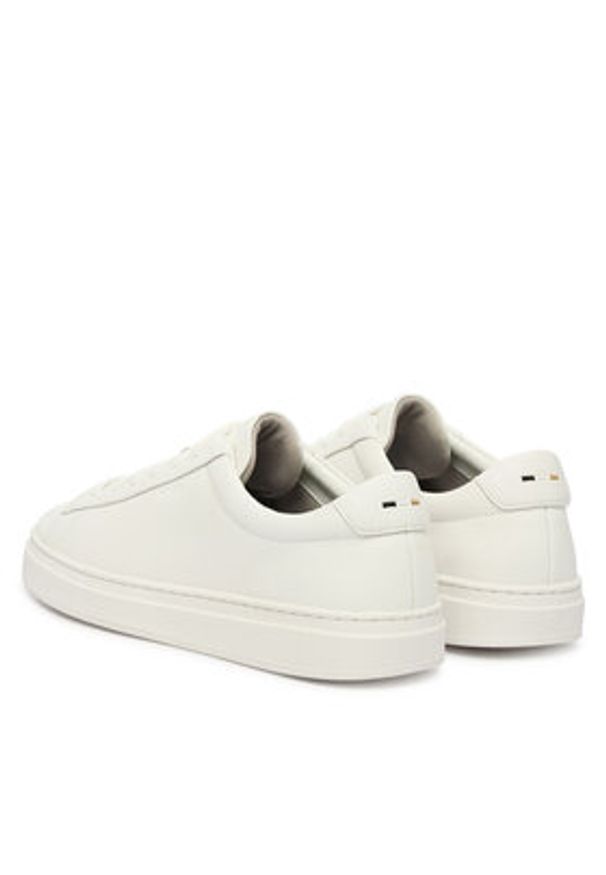 BOSS Sneakersy Kieran 50552853 Biały. Kolor: biały. Materiał: skóra
