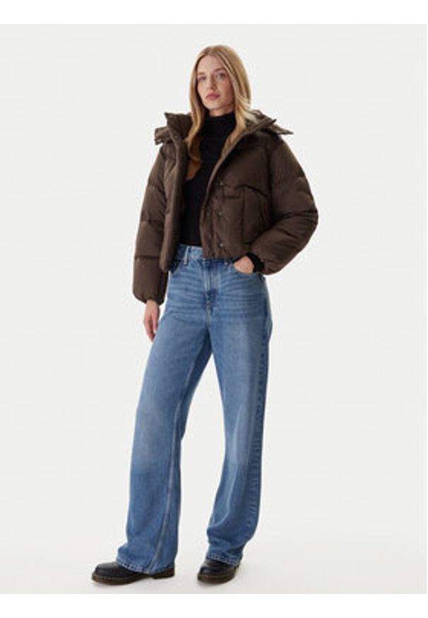 Levi's® Kurtka puchowa Western Bubble 003MD-0006 Brązowy Relaxed Fit. Kolor: brązowy. Materiał: syntetyk