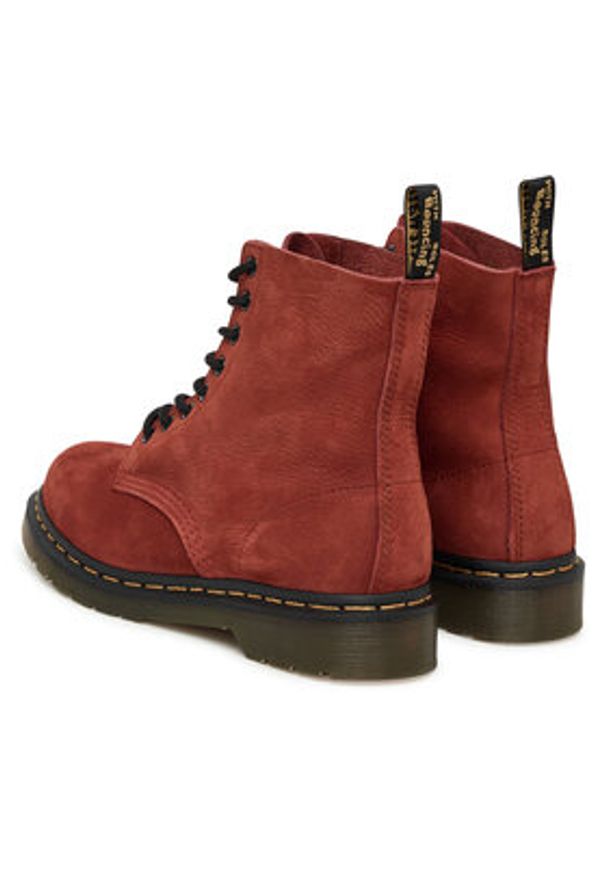 Dr. Martens Trapery 1460 Pascal DM41402600 Czerwony. Kolor: czerwony. Materiał: nubuk, skóra