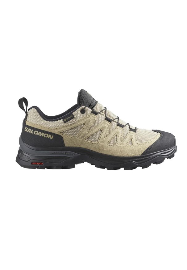 salomon - Buty trekkingowe damskie Salomon X Ward Leather GTX. Kolor: beżowy