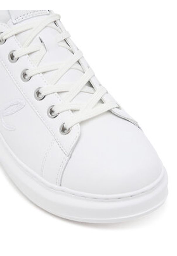 Karl Lagerfeld - KARL LAGERFELD Sneakersy Kapri KL62572A Biały. Kolor: biały. Materiał: skóra