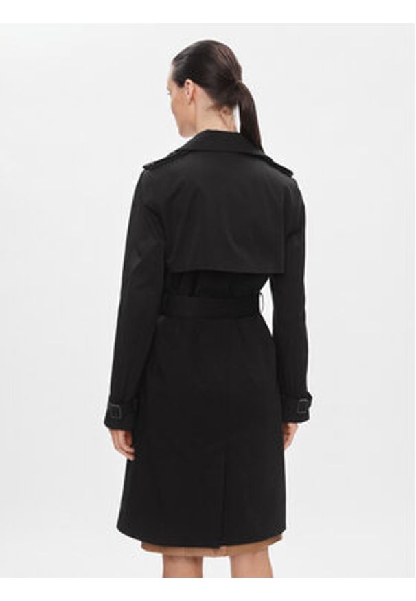 BOSS - Boss Trencz Conry 50489115 Czarny Regular Fit. Kolor: czarny. Materiał: syntetyk