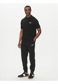 Lacoste Spodnie dresowe XH2750 Czarny Regular Fit. Kolor: czarny. Materiał: bawełna #5