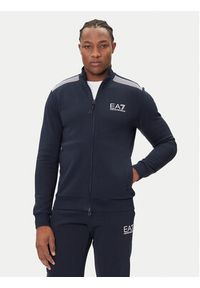 EA7 Emporio Armani Dres 7M000966 AF10377 UB102 Granatowy Slim Fit. Kolor: niebieski. Materiał: bawełna #3