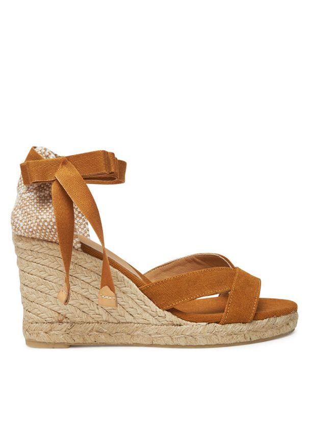 Castañer Espadryle Bailey/8/002 025633 Brązowy. Kolor: brązowy. Materiał: materiał