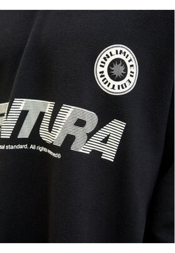 Jack & Jones Bluza Horizon 12278566 Czarny Oversize. Kolor: czarny. Materiał: bawełna