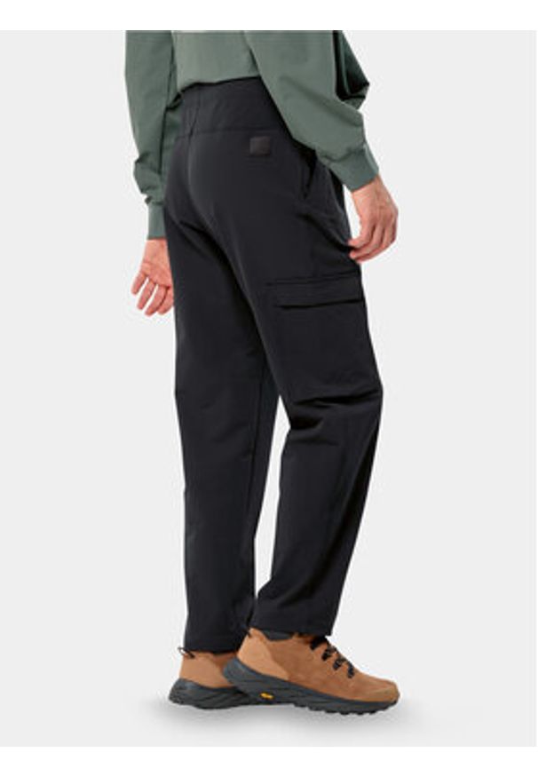 Jack Wolfskin Spodnie outdoor Wandermood Pants 1508401 Czarny Regular Fit. Kolor: czarny. Materiał: syntetyk. Sport: outdoor
