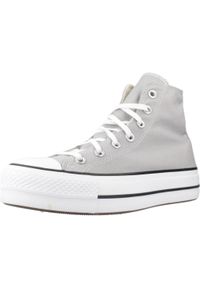 Converse - Buty CONVERSE CHUCK TAYLOR ALL STAR LIFT Szary. Kolor: szary. Materiał: tkanina. Styl: sportowy #1