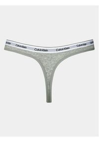 Calvin Klein Underwear Stringi 000QD5043E Szary. Kolor: szary. Materiał: bawełna #4