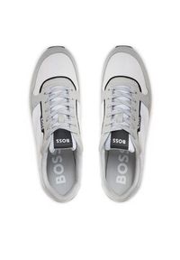 BOSS - Boss Sneakersy Kai Runn 50503715 Biały. Kolor: biały. Materiał: materiał