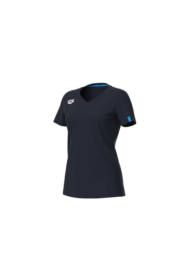 Koszulka damska Arena Team T-Shirt Panel. Kolor: niebieski. Materiał: bawełna. Sport: fitness