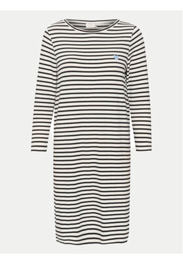 Kaffe Sukienka codzienna Liddy 10508481 Czarny Regular Fit. Okazja: na co dzień. Kolor: czarny. Materiał: syntetyk. Typ sukienki: proste. Styl: casual