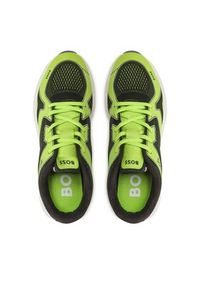 BOSS - Boss Sneakersy Owen Runn 50493217 Zielony. Kolor: zielony. Materiał: materiał #3