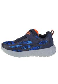 skechers - Buty sportowe Sneakersy chłopięce, Skechers Flex-Glow Rondler. Kolor: niebieski. Sport: turystyka piesza