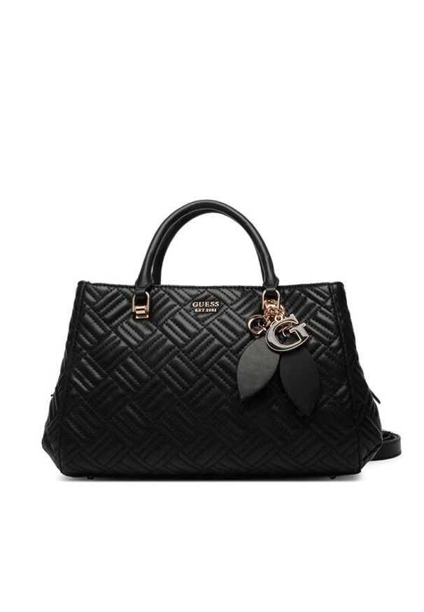 Guess Torebka Sally HWQG99 21060 Czarny. Kolor: czarny. Materiał: skórzane
