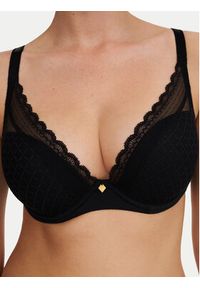 Chantelle Biustonosz z fiszbiną Norah Chic C16MNA Czarny. Kolor: czarny. Materiał: syntetyk #3